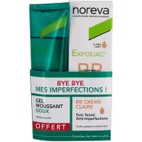 Noreva Exfoliac BB Cream 30 ml + Free Gentle Foaming Gel 100 ml (Tint : Claire)