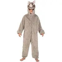 Chaks - Zwijn Steiff Van Asterix Kind Kostuum - Grijs - Maat 152 - Carnavalskleding - Verkleedkleding