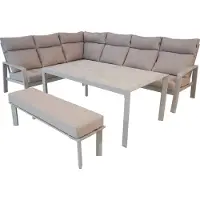Intratuin 6-zits Loungeset Lille Taupe