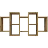 OEM Moderne wandplank met zeven vakken, geschikt voor zowel kantoor- als thuisgebruik