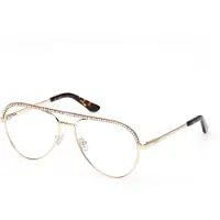 GUESS GU50321 Shiny deep gold 56/15/140 WOMAN Brilmonturen