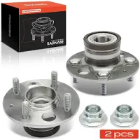 Frankberg 2x Wielnaaf Set Achter voor Honda City Jazz II III
