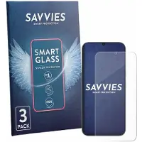Savvies 3 Stuks Screenprotector - geschikt voor realme Narzo 100 Lite 5G - beschermfolie glas transparant