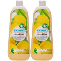 Sodasan Vloeibare Zeep Citrus-Olijf 2x1L Biologische Handzeep