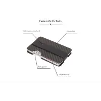 Jumada 's Kaarthouder met Geldclip van Carbon - Anti RFID - Creditcard holder - Money clip - Je pasjes zijn met deze kaarthouder altijd veilig voor scammers - Anti-scam