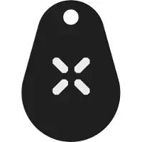 Black X NFC tags voor Smart Lock set van 4 stuks - zwart