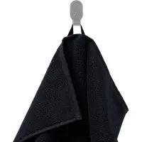 Unyqoos Luxueuze Set van 2 Zwarte Dikke Douchehanddoeken 100% Katoen 70x140 cm