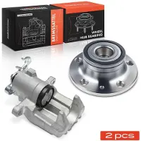 Frankberg 1x remklauw + 1x wiellager achteras rechts voor Audi