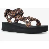Scapino Dames sandalen met plateauzool en panterprint maat 39