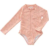 Fresk UV Zwempak 86 - Sneldrogende Zwemkleding voor Kinderen - UPF 50 - Zwemshirt voor Meisjes - Zwempak met Lange Mouwen - Roze - Mimosa