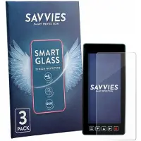 Savvies 3 Stuks Screenprotector - geschikt voor Dystopiaworld Bike Computer - beschermfolie glas transparant