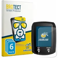 BROTECT Screenprotector 6 Stuks voor JZK Bike Computer Beschermglas transparant