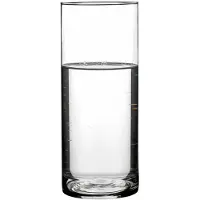 Home & Styling Bloemenvaas - Cilinder vorm - transparant - glas - 12 x 30 cm - rechte cilinder - boeketten - sierrtakken