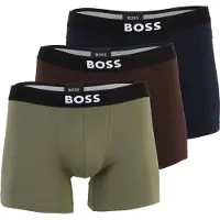 BOSS Boxershorts navy / bruin / olijfgroen / wit