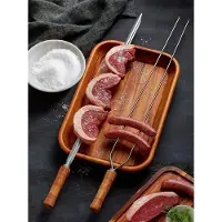Tramontina Barbecuespies Churrasco Dubbel Bruin 85 cm