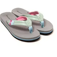 Brasileras Teenslipper 'Young' turquoise / grijs