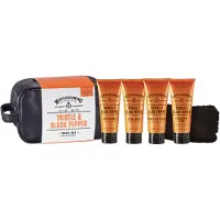 The Scottish Fine Soaps Company Scottish Fine Zeeps Men's Grooming Thistle & Black Pepper Travel Bag Pak Pakket - 1pakket | Voor Mannen