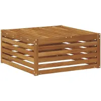 vidaXL Buiten Voetenbank Naturel 79 x 79 x 37 cm Massief Acacia Hout