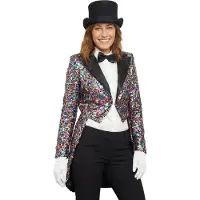 Coppens Glitter dames rokjas Multicolour | Maat 3XL + |