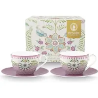Pip studio Kop & Schotel Lily & Lotus Lilac 280 ml (Set van 2)