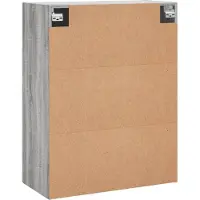vidaXL Bovenkast 69,5x34x90 cm grijs sonoma eikenkleurig