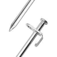 vidaXL Tentharingen 24 st 8 mm 19,5 cm gegalvaniseerd staal