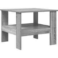 vidaXL Salontafel Wit 90 x 50 x 45 cm Bewerkt hout