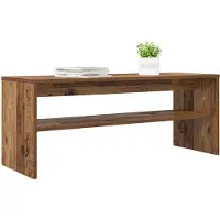 vidaXL TV Kast 100 x 35 x 40 cm Oudhout Bewerkt hout
