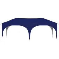 vidaXL Pop-up Feesttent 575 x 288 x 245 cm Blauw Oxford Stof