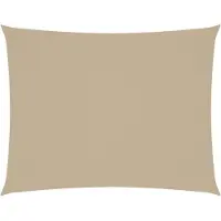 vidaXL Zonnescherm rechthoekig 3x6 m oxford stof beige