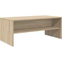 vidaXL - Salontafel - Sonoma - Eik - 100 - x - 50 - x - 40 - cm - Bewerkt - hout