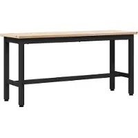 vidaXL Eetbank Naturel 100 x 32,5 x 49 cm Massief grenenhout