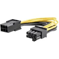 StarTech.com PCI Express 6-polig naar 8-polige voedingsadapterkabel