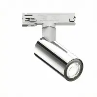Lyora 1-fase railspot Tevo Mini wit met chroom