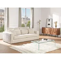 Vente-unique Salontafel ALONZO - Gebogen gehard glas