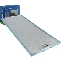 Alapure Metaalfilter voor Whirlpool 481248058305 533x177x10mm