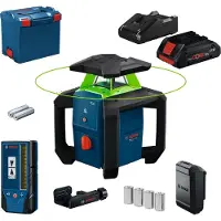 Bosch GRL 18V-3-31 G | Accu rotatielaser 18V groen in L-BOXX 374 (1x 4.0Ah ProCORE accu + GAL 18V-40 lader) - 0601061G00