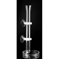 HS Aqua glazen voederbuis - 25 cm - Aquarium voederbuis met voederschaal