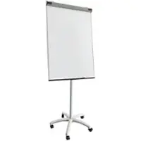 Master of Boards Mobiele Flipover Piranha PRO Magnetisch Staal Grijs 67 x 105 cm