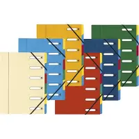 Exacompta Mappen met uitrekbare rug 5306E Kleurenassortiment Karton bedekt met papier 24 x 32 cm 8 Stuks