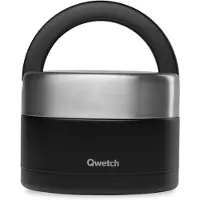 Qwetch Lunchbox handvat Geïsoleerd - Matt Zwart