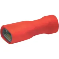 Cimco volledig geïsoleerde vlakstekerhuls 4,8x0,8mm voor 0,5-1mm² - rood per 100 stuks (180245)