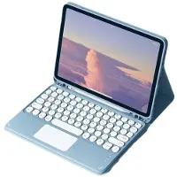 INF Bluetooth-toetsenbordhoes voor Samsung Galaxy Tab S6 Lite Blue