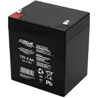 Xtreme Gel accu, AGM-batterij, 12V, 4Ah, 4 Ah. Reserveaccu. Onderhoudsvrij