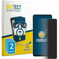 BROTECT - privacy screenprotector voor ZTE Blade A56 - Folie Beschermfolie Blauwlichtfilter 2 Stuks