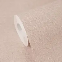 A.S. Création LICHT GLANZEND GEMÊLEERD BEHANG | Textiellook - Roze - Cuba II