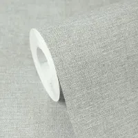 A.S. Création LICHT GLANZEND GEMÊLEERD BEHANG | Textiellook - Groen Grijs - Cuba II