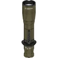 ArmyTek Dobermann Pro Magnet USB Olive Warm Zaklamp werkt op een accu LED Met handlus, Met holster 1400 lm 164 g