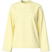 Pieces Shirt 'PCSADIE' geel / wit