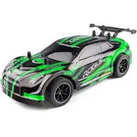Speed Car R/c Rogue Racer With Light & Smoke 1:18 Remote Control Car Groen